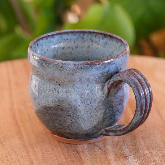 Curvy Mug - Textured Blue