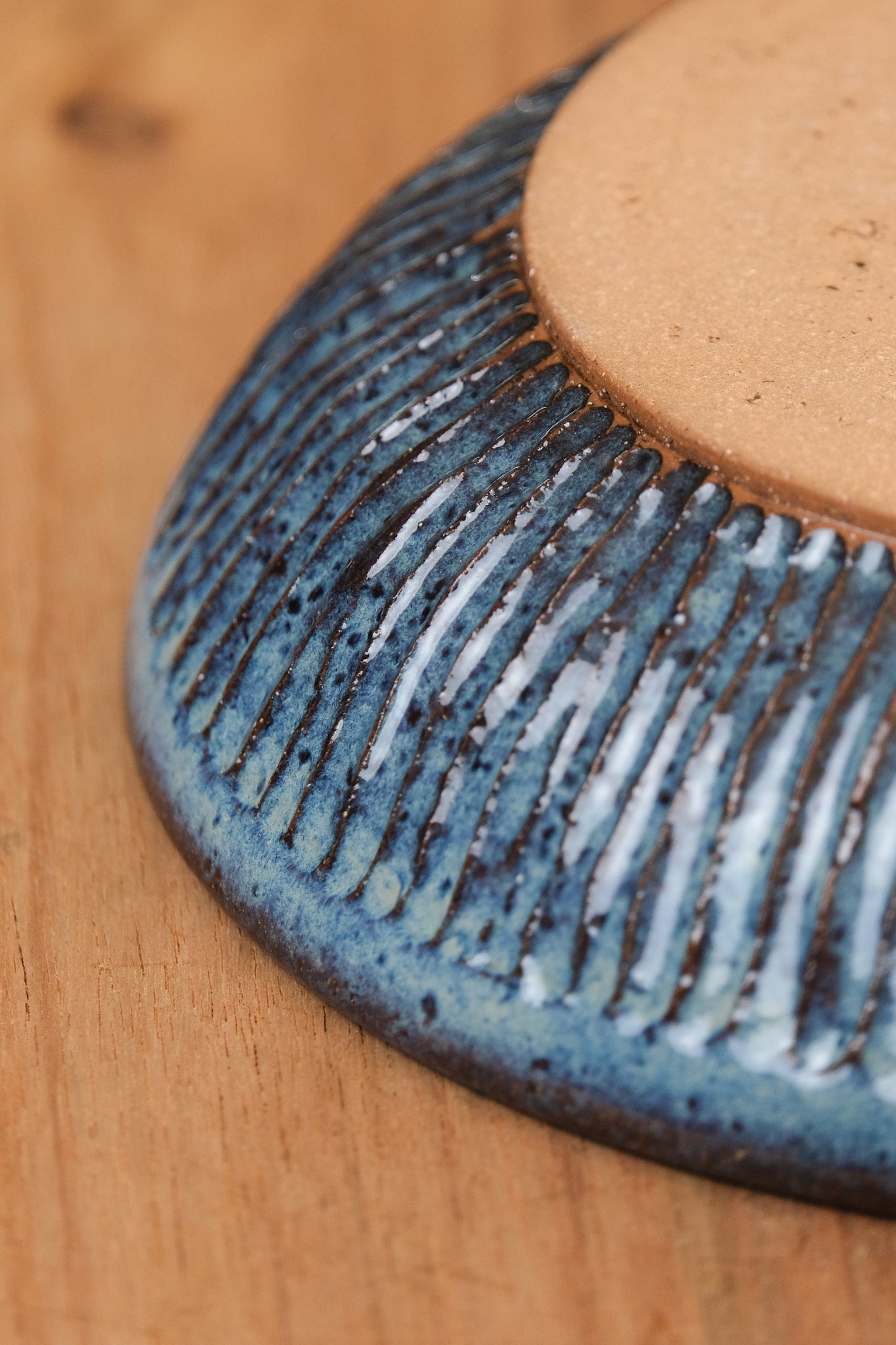 Carved Bowl - Ocean Blue