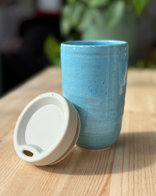 Large Travel Cup in Bright Blue
